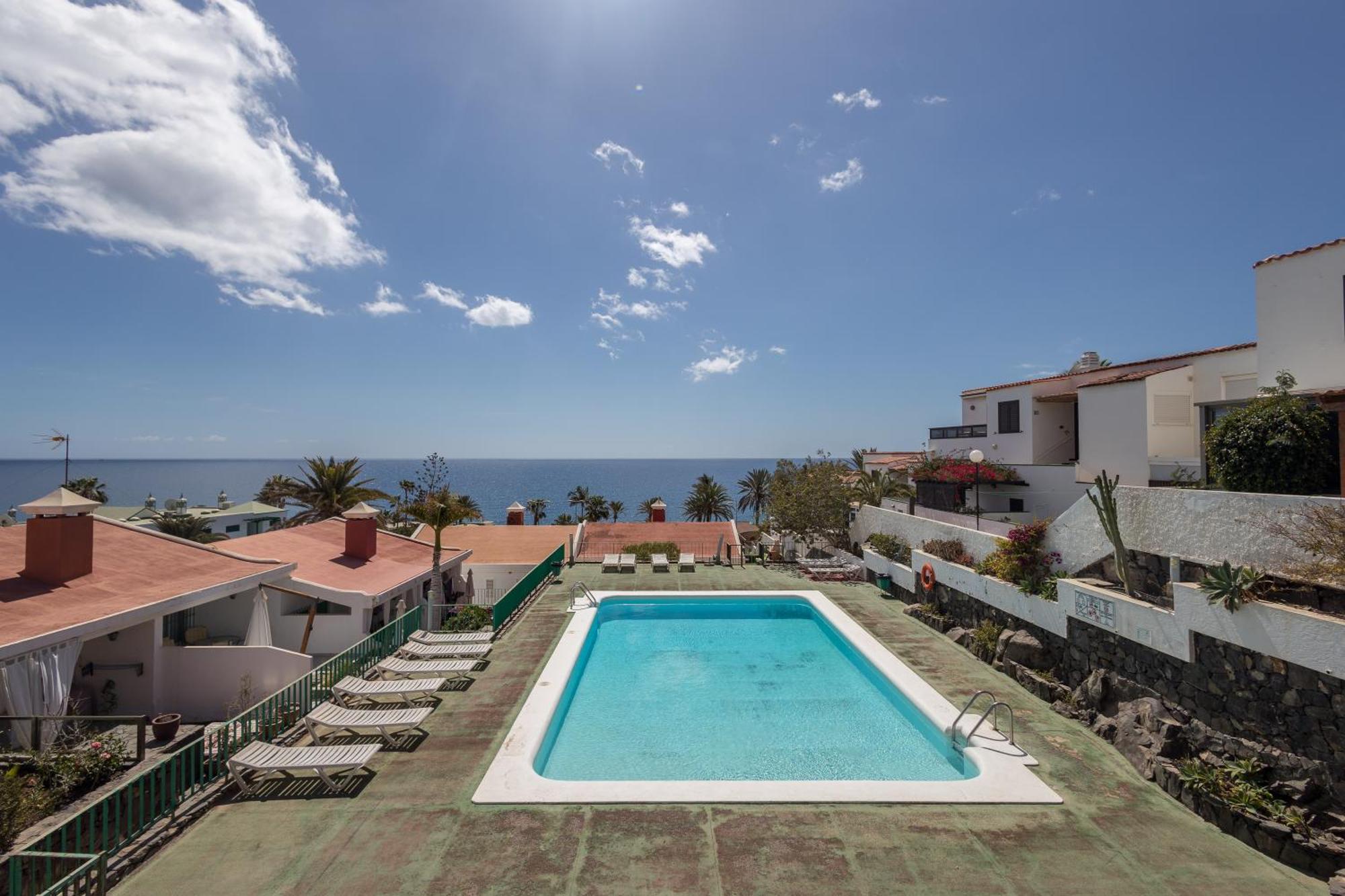 Playa Del Aguila Bungalow Con Terraza Solarium Маспаломас Экстерьер фото