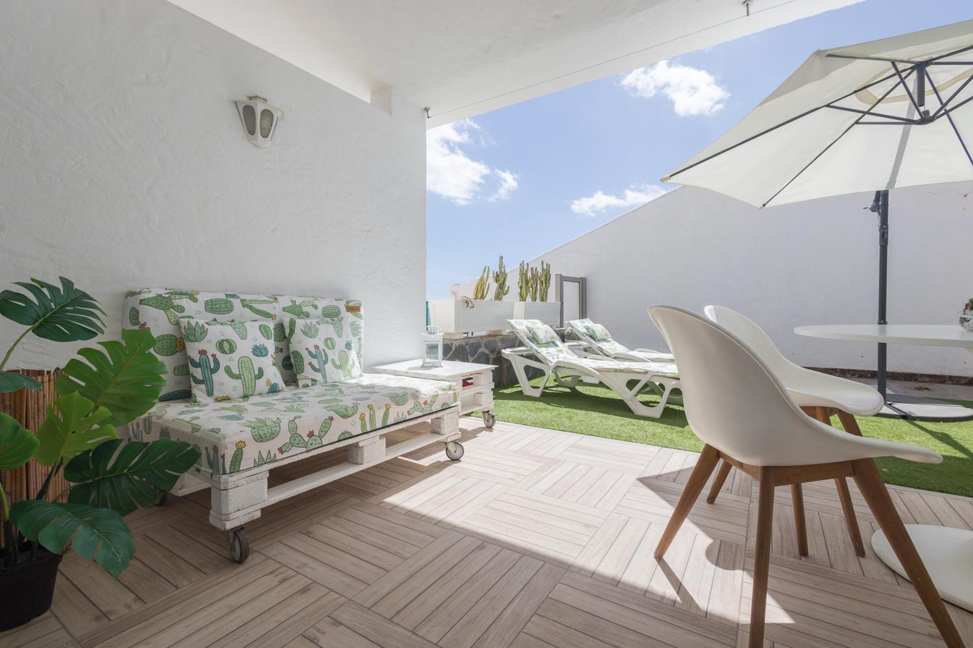Playa Del Aguila Bungalow Con Terraza Solarium Маспаломас Экстерьер фото
