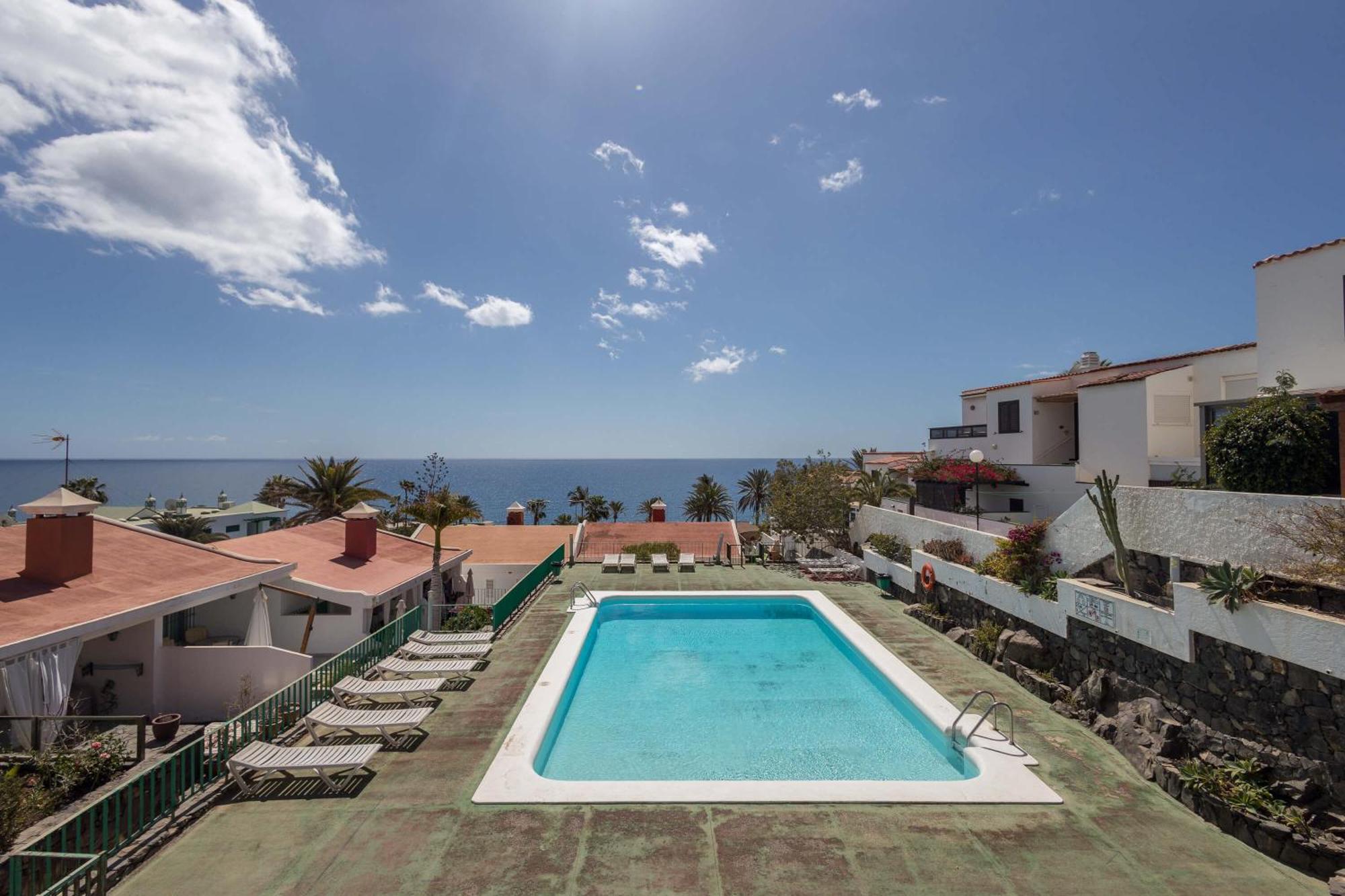 Playa Del Aguila Bungalow Con Terraza Solarium Маспаломас Экстерьер фото