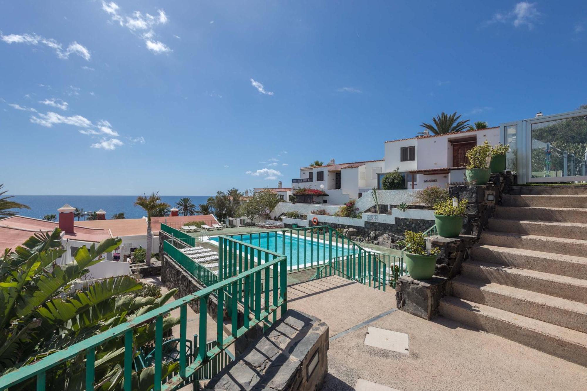 Playa Del Aguila Bungalow Con Terraza Solarium Маспаломас Экстерьер фото
