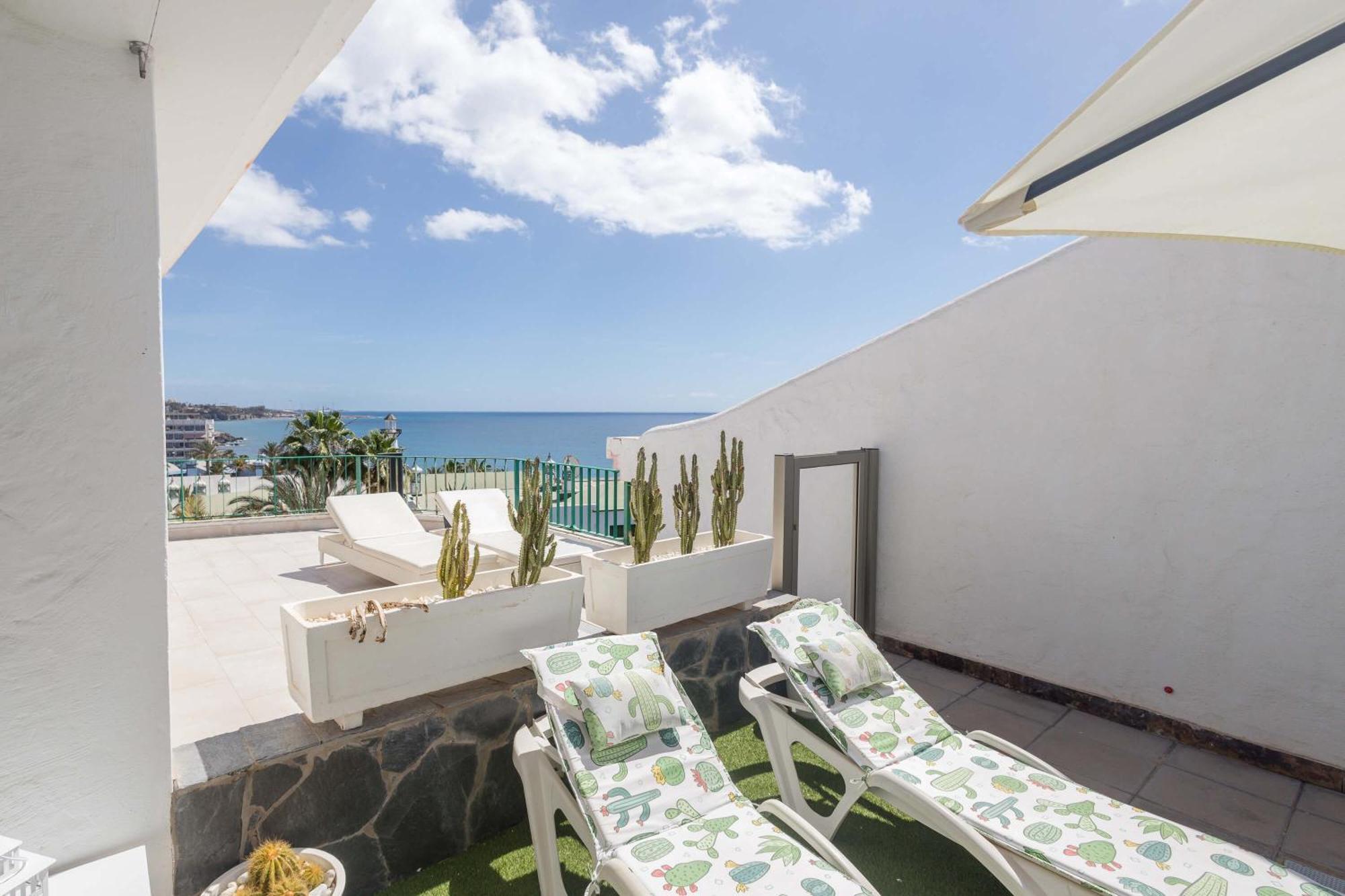 Playa Del Aguila Bungalow Con Terraza Solarium Маспаломас Экстерьер фото
