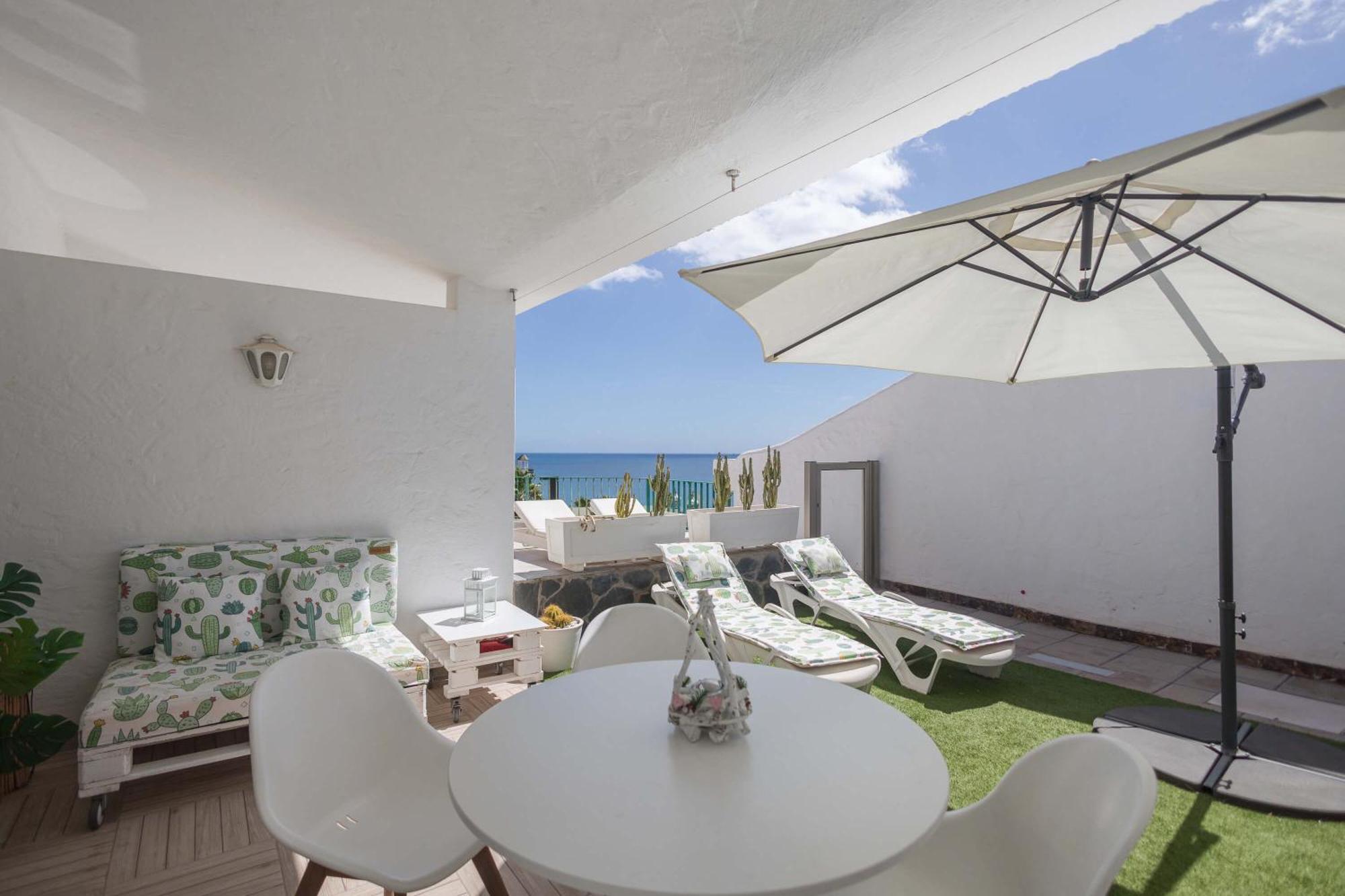 Playa Del Aguila Bungalow Con Terraza Solarium Маспаломас Экстерьер фото