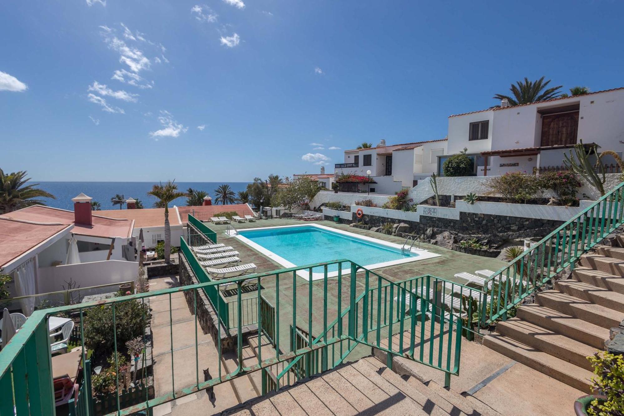 Playa Del Aguila Bungalow Con Terraza Solarium Маспаломас Экстерьер фото